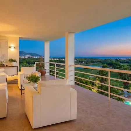Villa Bon Neguit Amaizing View High On Golf And Sea In High Comodity Suny Oriented Area Of